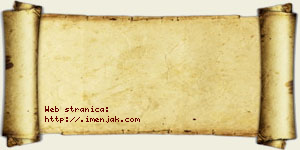 Jovana Novačić vizit kartica